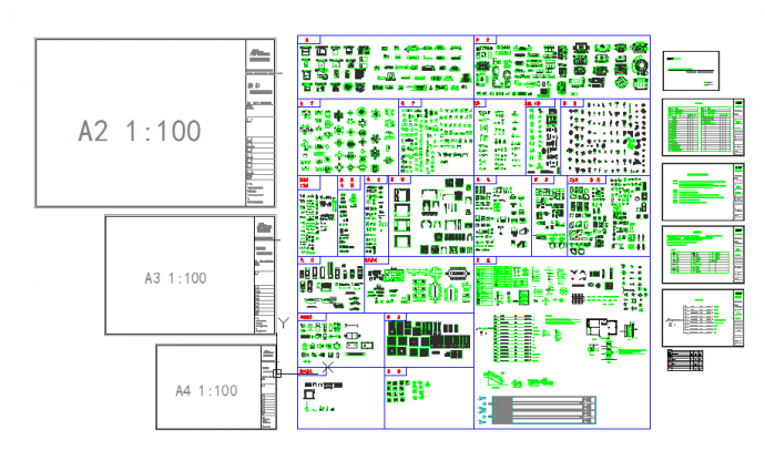 CAD图块大全_建筑设计常用必备CAD图块集大全（非常全面）_图1