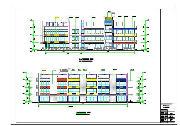 全套详细三层幼儿园建筑设计cad施工图_图1