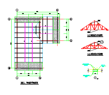 两层薄壁轻钢三角架坡屋顶别墅全套结构施工图