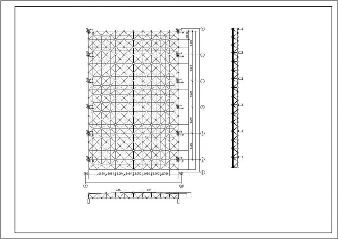【北京】某大学体育馆结构设计施工图纸_图1