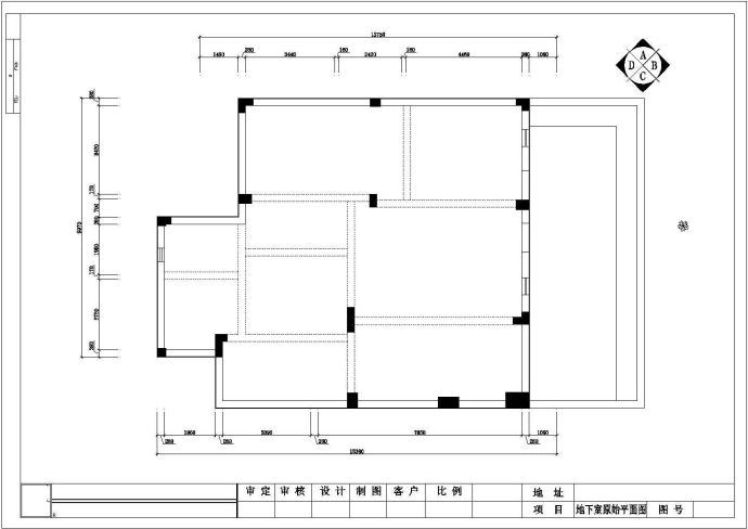 欧式田园风格三层别墅装饰装修设计cad施工图_图1