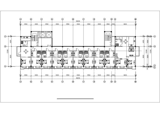 最新高层酒店及办公楼建筑设计施工图纸（含效果图）-图一