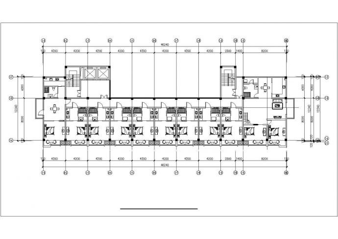 最新高层酒店及办公楼建筑设计施工图纸（含效果图）_图1