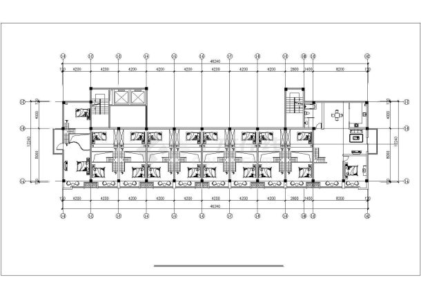 最新高层酒店及办公楼建筑设计施工图纸（含效果图）-图二