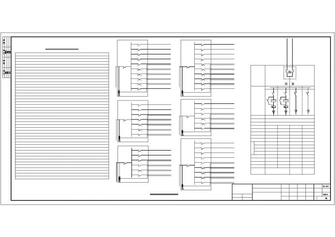 某五层办公楼全套电气设计施工图纸_图1