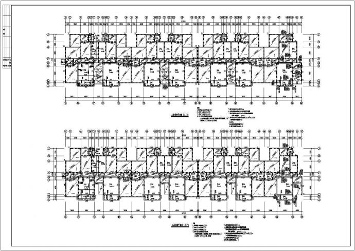 6层结构住宅楼平面图（最新的cad图纸）_图1