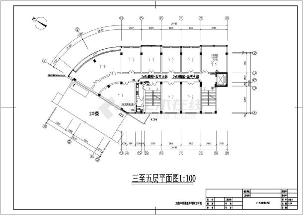 某5层小型综合楼给排水设计施工图-图二