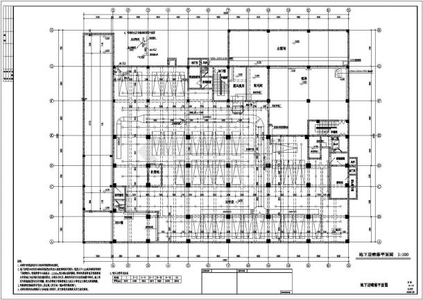 某小区十二层框架结构综合楼给排水消防设计图-图二