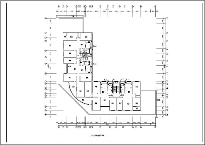 某小区六层砖混结构商住楼给排水消防设计图_图1
