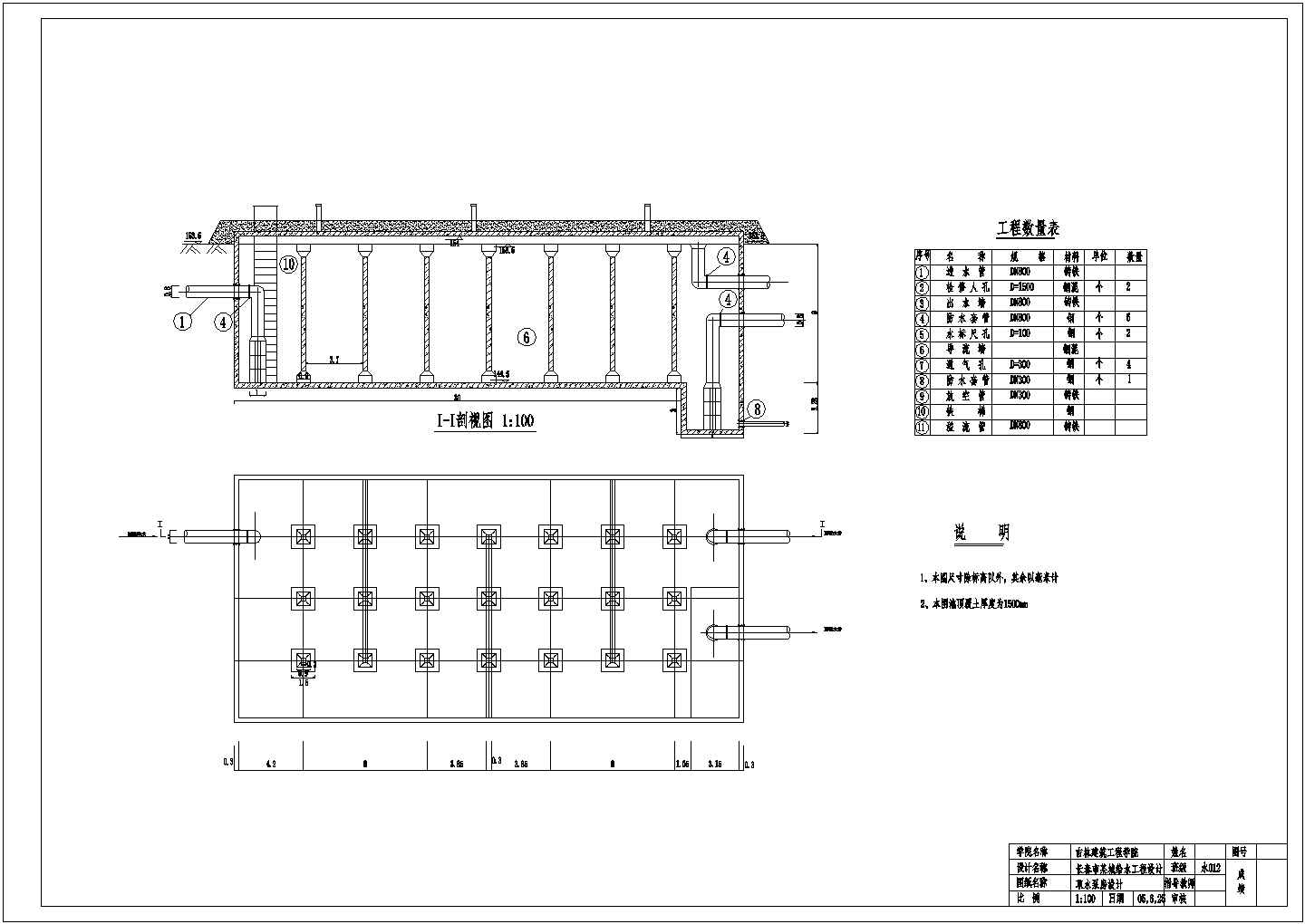 某净水厂建筑布置参考图