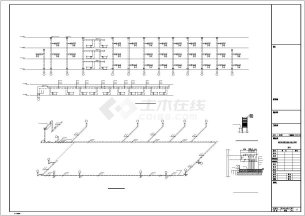 最新的5400平方米三层幼儿园暖通设计cad施工图（标注齐全）-图一