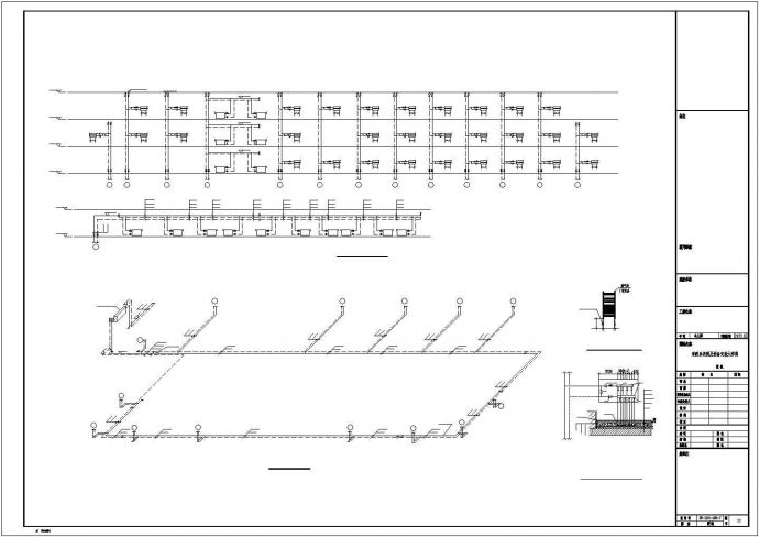 最新的5400平方米三层幼儿园暖通设计cad施工图（标注齐全）_图1