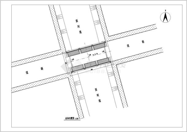 非常详细的某别墅区内的单跨简支梁桥景观桥设计全套施工图-图二