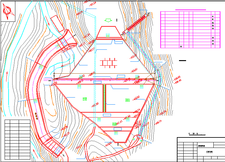 最新的小二型水库除险加固工程初步设计图（标注齐全）