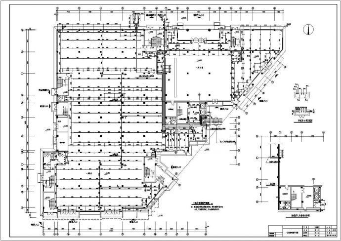 某四星级酒店十二层框架结构给排水消防设计图_图1