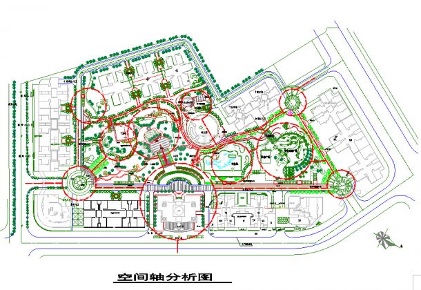 最新的生态城市小区景观规划设计施工图（含景观廊设计、景观效果图设计、景观大门设计）-图二