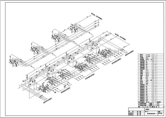 大型冷库氨压缩机房氨系统图CAD图纸_图1