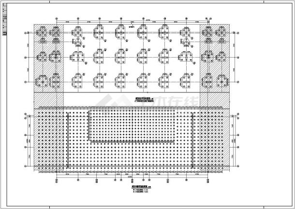 素混凝土桩(CFG桩)复合地基抗拔桩设计图纸-图二