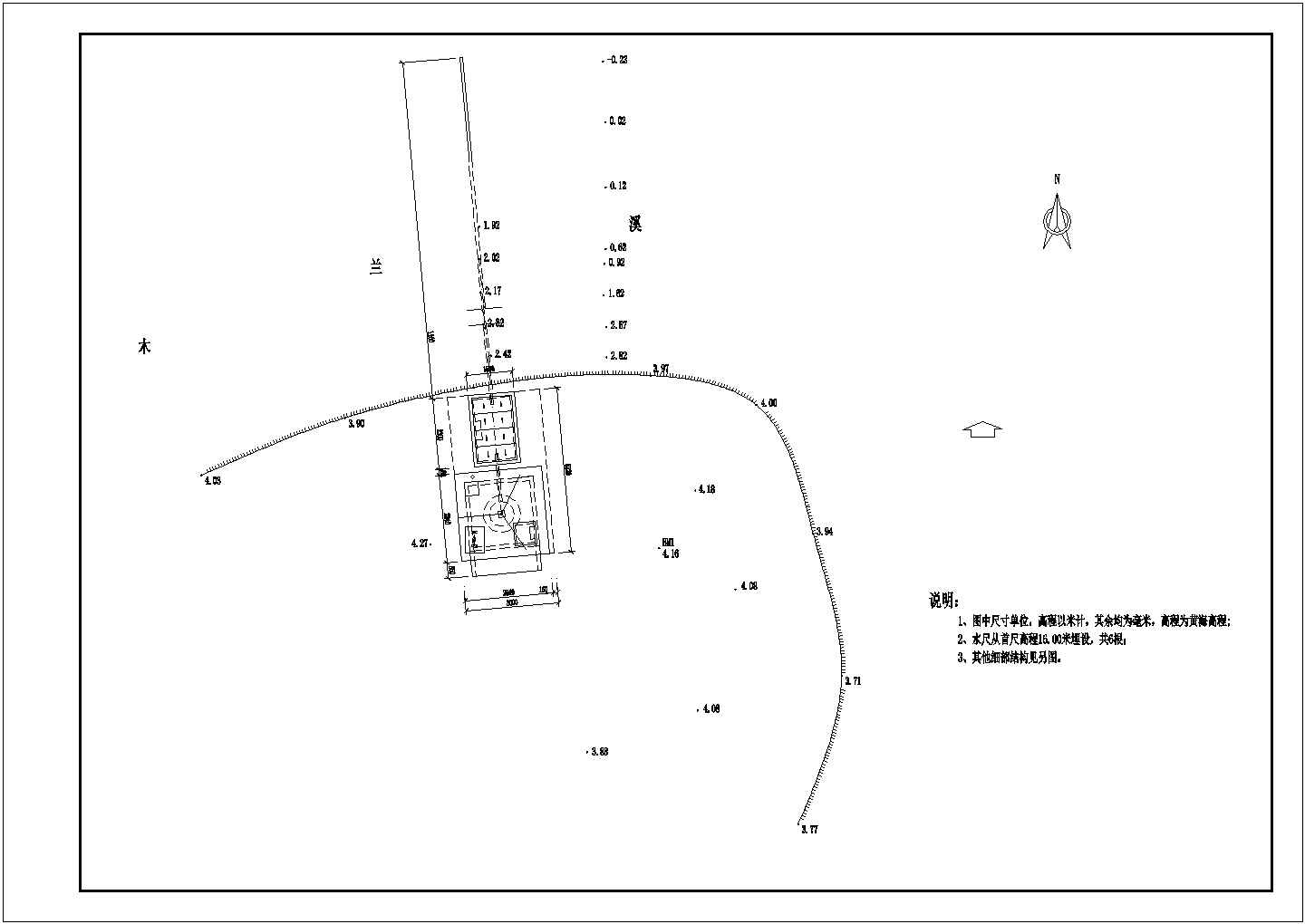 某地区水电站调压管设计结构方案图