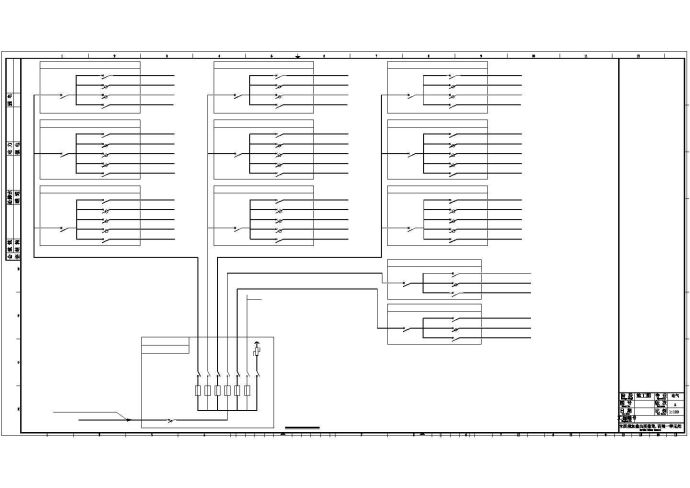 三层别墅完整电气cad施工图纸（内置式位移传感器伺服液压缸工程）_图1