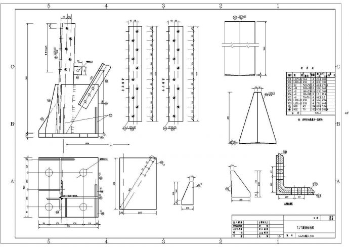 输电线路TJT铁塔钢结构施工设计cad布置方案详图_图1