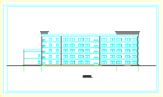 4200平米五层中学教学楼建筑、结构设计全套图（框架结构）毕业设计（计算书、建筑、结构图）_图1