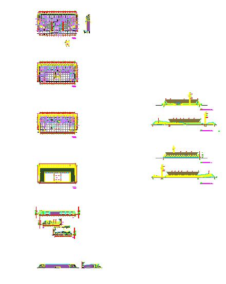 最新的经典的三层现代博物馆建筑施工图（含博物馆效果图、模型）-图二