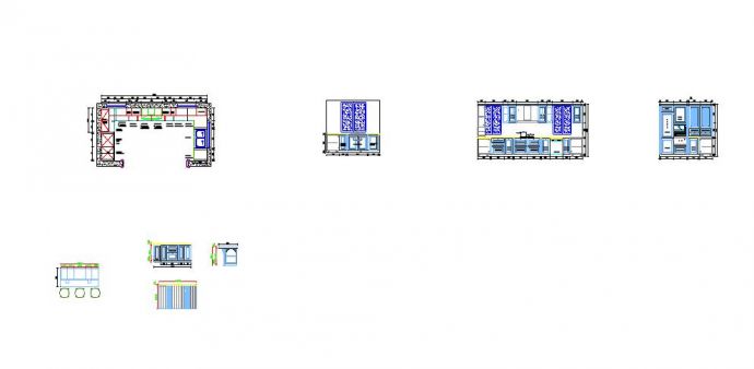 精选13套装修橱柜设计cad图纸_图1