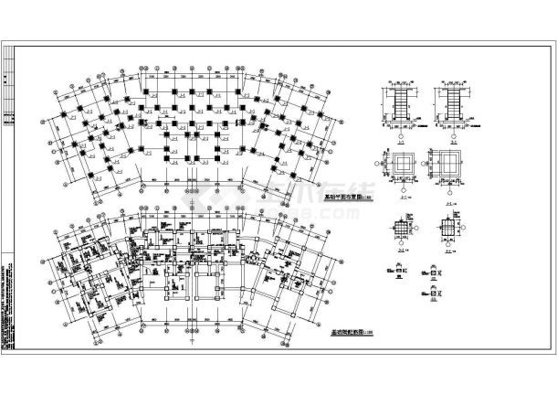 某三套7层砖混花园洋房结构设计施工图-图一