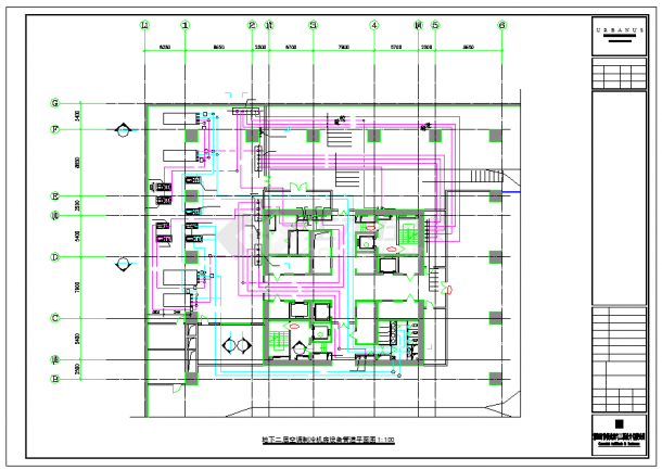 最新某地超高层商务楼暖通设计施工图纸-图一