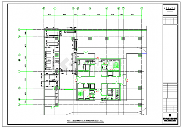 最新某地超高层商务楼暖通设计施工图纸-图二