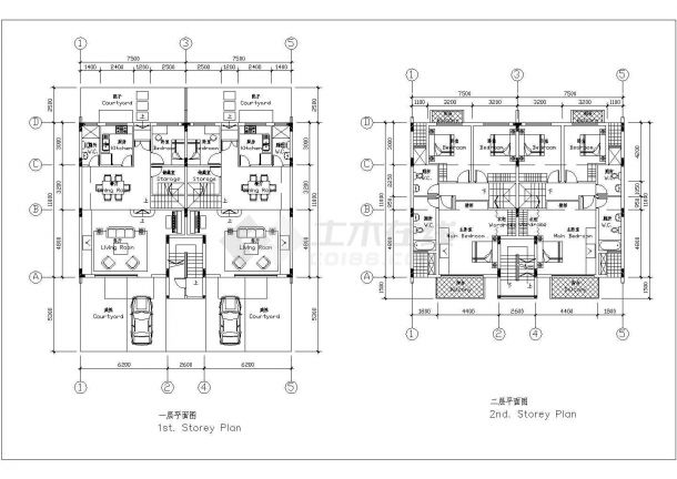 200套经典住宅建筑户型平面图（超经典全面）-图一