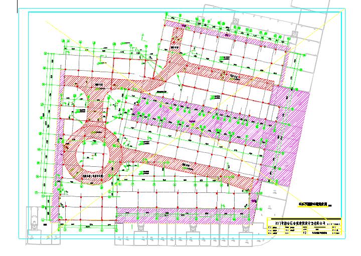 规划完美的消防车道定位CAD图