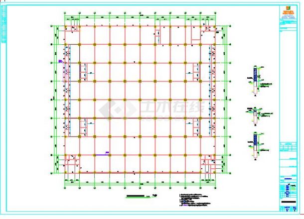 1#楼物流仓库改造工程结构加固施工图-图一