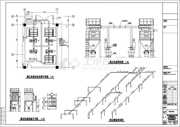 某电子厂工业设备管线工程设计施工图-图二