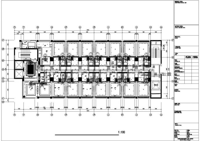 十七层大型酒店风泵热泵空调及热水设计图_图1