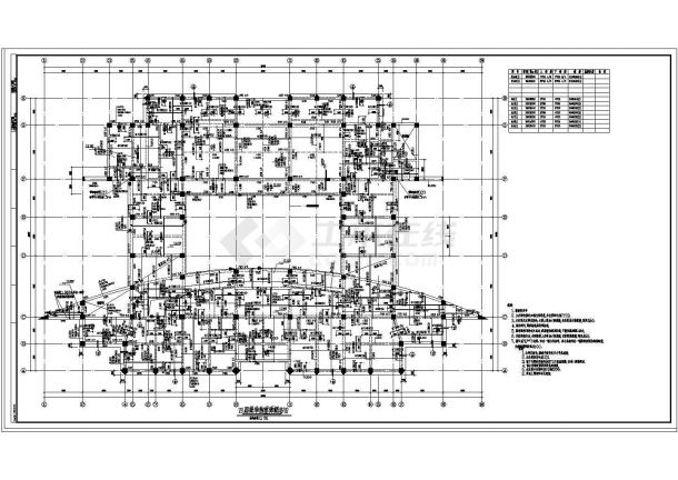 最新出图大型图书科技楼建筑结构CAD设计图纸-图一
