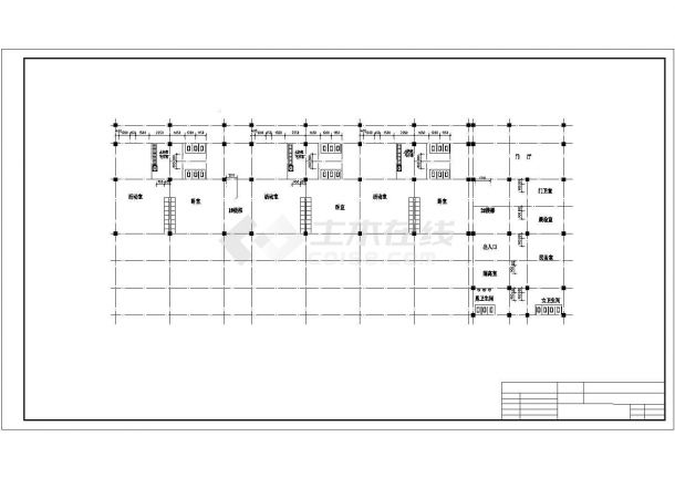 2300平米4层幼儿园全套建筑结构cad施工图（含计算书）-图一