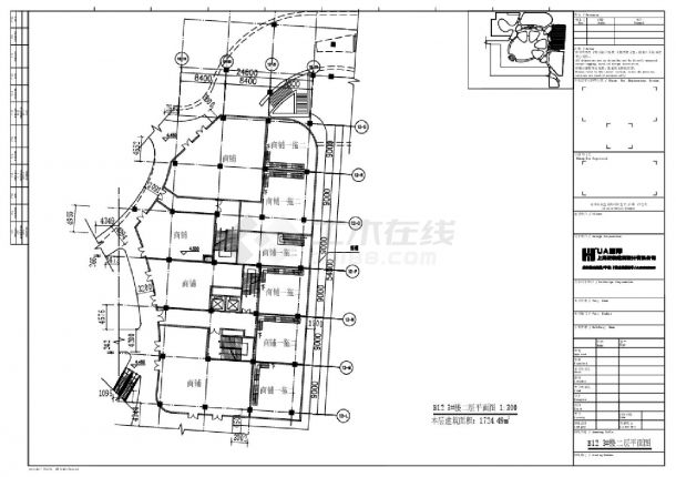 南昌莱蒙新都会中心-B12 3号楼建施平面CAD图-图二