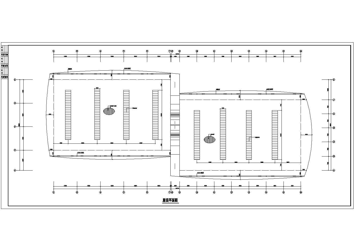 某钢管桁架网球馆屋盖结构设计施工图
