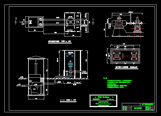 水厂排泥水处理设计提升泵房图_图1