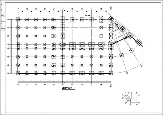某地下水池管沟结构经典图（CAD）_图1