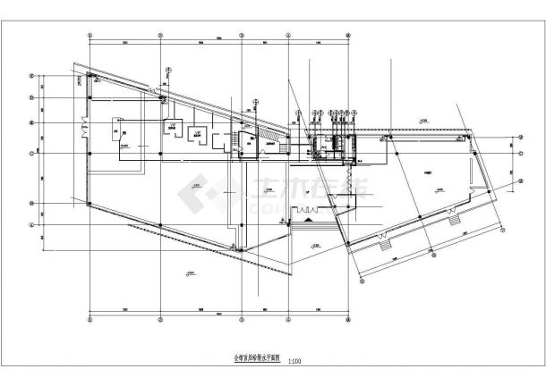 某地二层会所建筑给排水设计施工图-图二