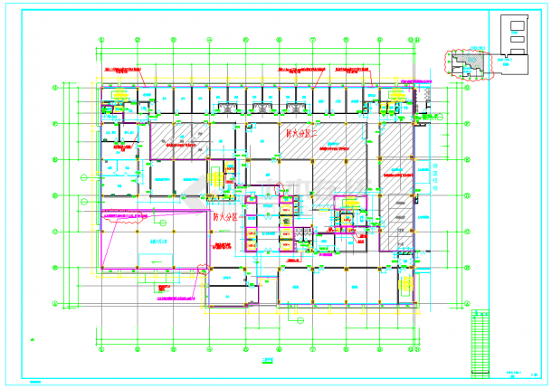 省儿童医院住院楼建筑设计施工图纸-图二