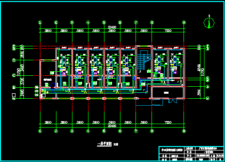 广州市某宾馆空调工程课程设计施工CAD图纸-图一