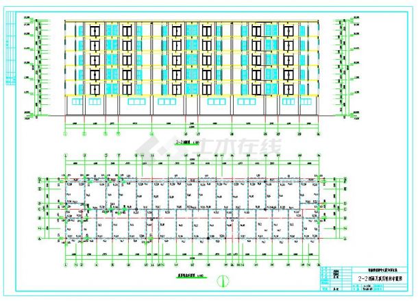 3694平米六层商住楼全套建筑结构施工图（含计算书）-图一