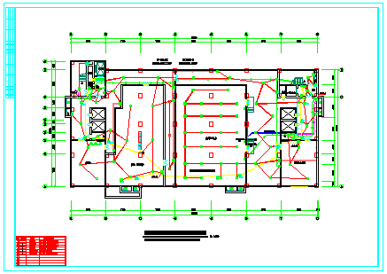 某地三级医院住院楼电气设计图（弱电、消防设计图纸）-图二