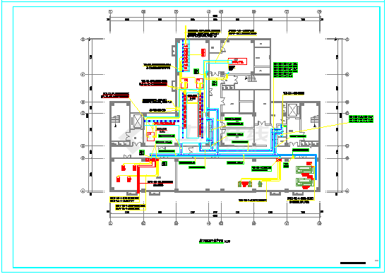 某地二级高层医院详细电气设计图-图一