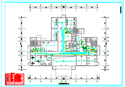 某地二级高层医院详细电气设计图-图二