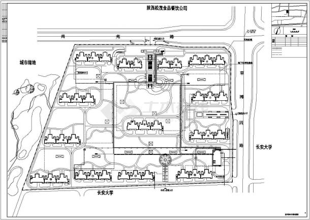 某40万平米大型住宅居住小区室外工程智能化电气设计图纸-图一
